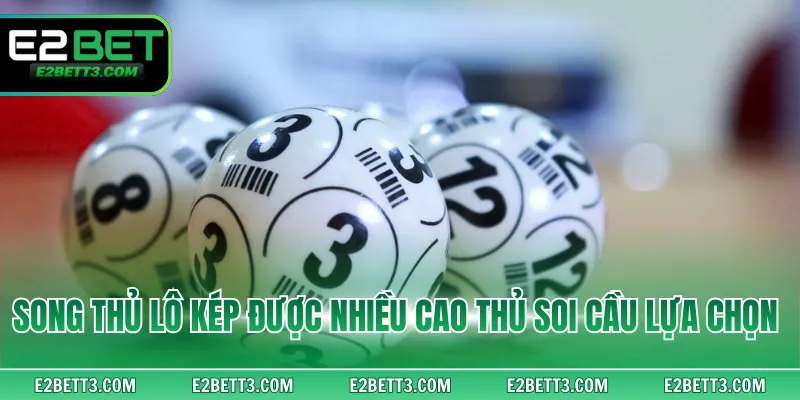 Song thủ lô kép được nhiều cao thủ soi cầu lựa chọn 